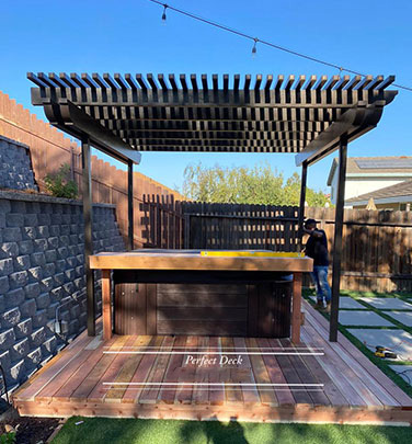 Cedar Decking in Palmdale