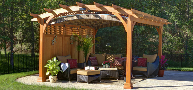 Modern Wood Pergola Installation in Palmdale, CA